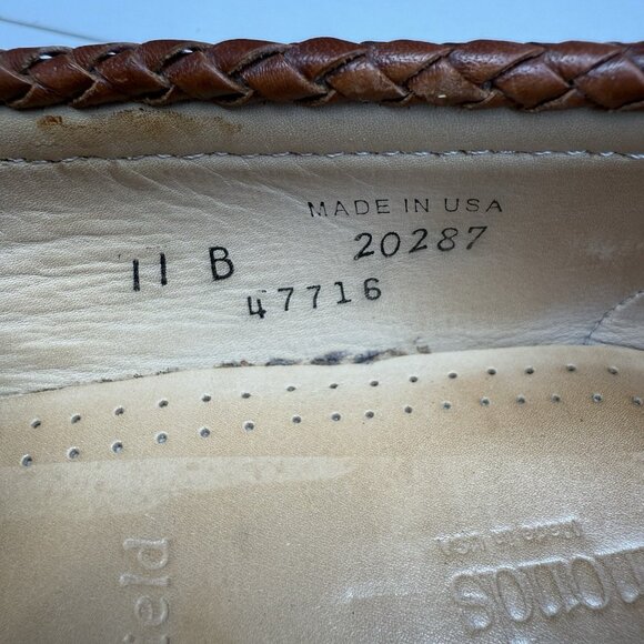 Allen Edmonds Maxfield Tasseled Slip-on Tan Loafer Men\'s Size 11B  Made In USA main image 4
